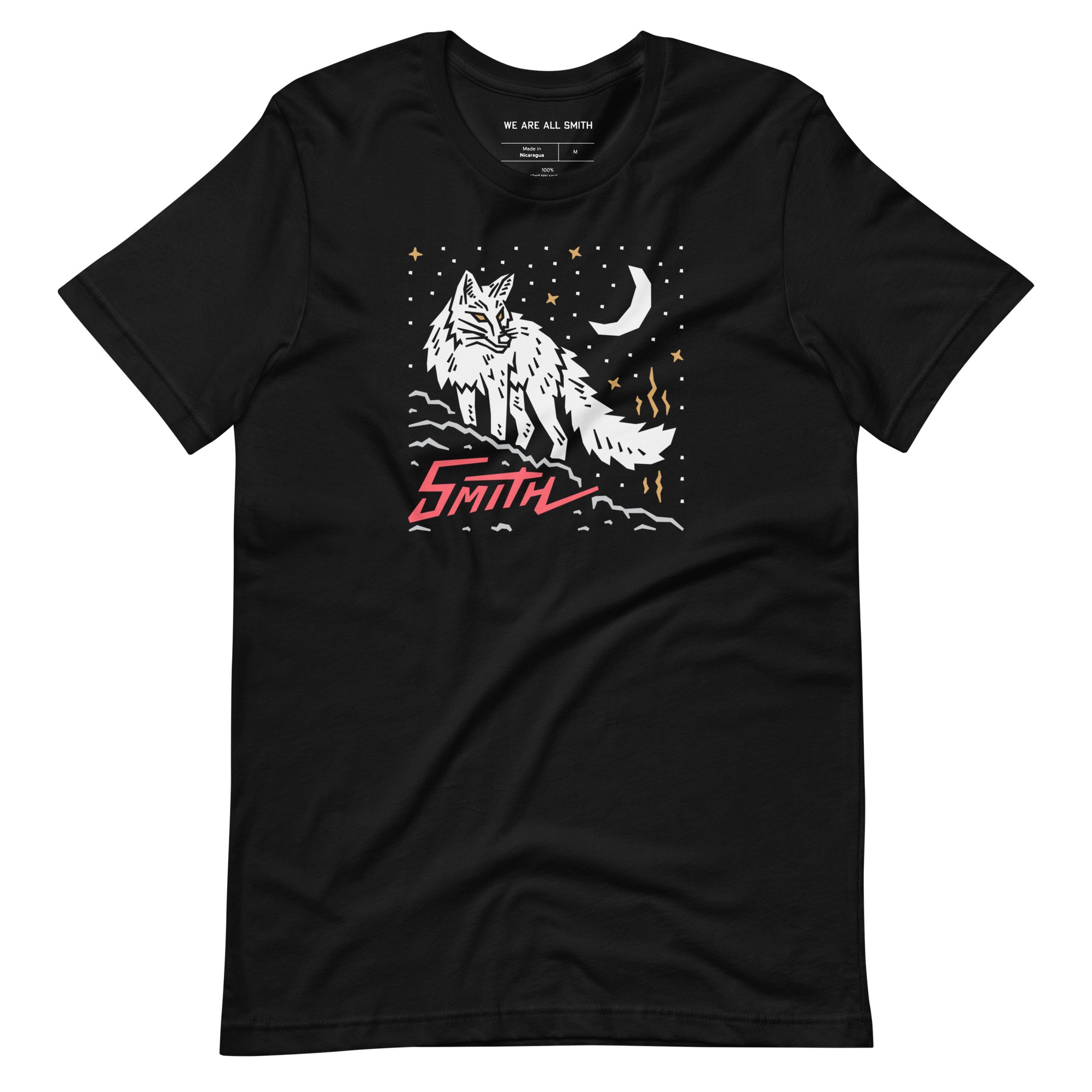 Smith Wolf Black Short Sleeve Unisex t-shirt — WE ARE ALL SMITH