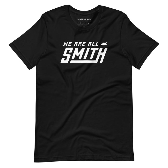 We Are All Smith Black Unisex t-shirt  WE ARE ALL SMITH: Men's Jewelry & Clothing. XS  